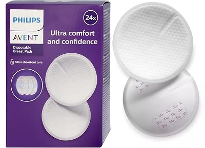 AVENT Philips Ultra Absorbent Nursing Breast Pads by Fratelli |Disposable Maternity Pads| Highly Absorbent & Soft| Discr