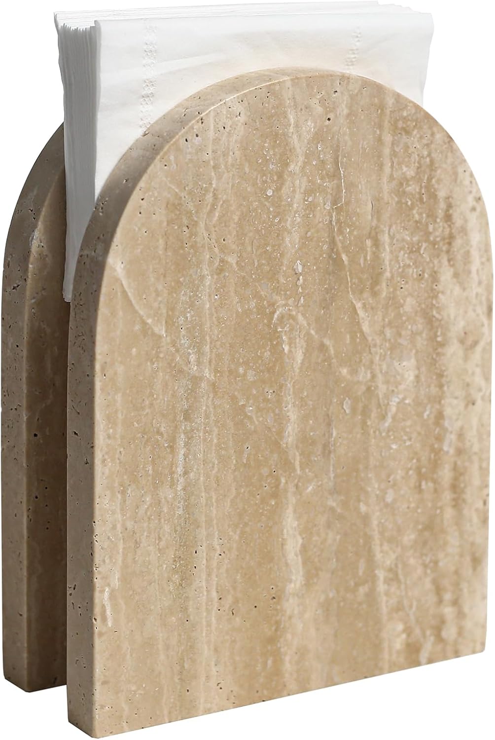 Modern Marble Napkin Holder for Table, Countertop Stone Napkin Holder for Kitchen Dining Table Bathroom, Luxurious Handmade Paper Towel Holder For Home Decor