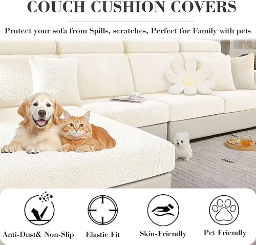 Miniatura 3 de Soothing Home Sofa Covers, Sofa Hero Covers for Couch, Couch Cushion Covers, Sofa Covers Washable Sectional Couchs Covers Stretch Slipcovers for