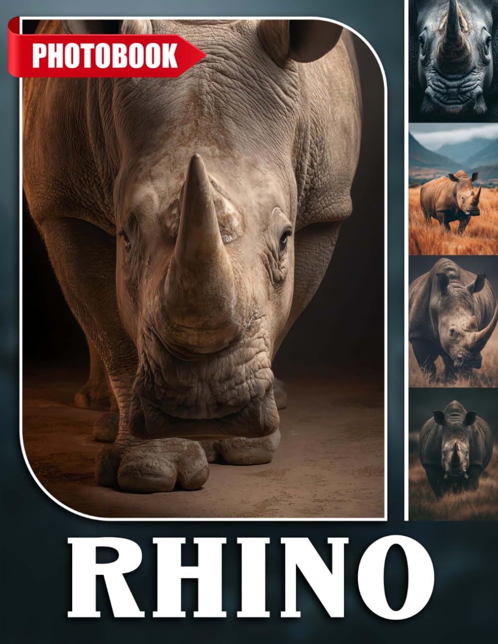 Rhino Photo Book: Majestic Rhino Photography Showcasing Powerful Wildlife Portraits And Incredible Safari Adventures | Perfect Gift For Animal Lovers And Nature Enthusiasts