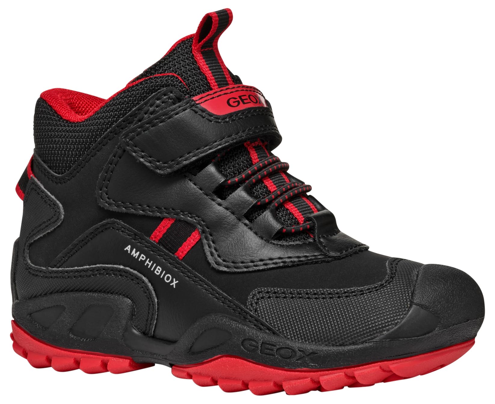Geox J New Savage BOY B A Sneaker, Black, 10 UK Child