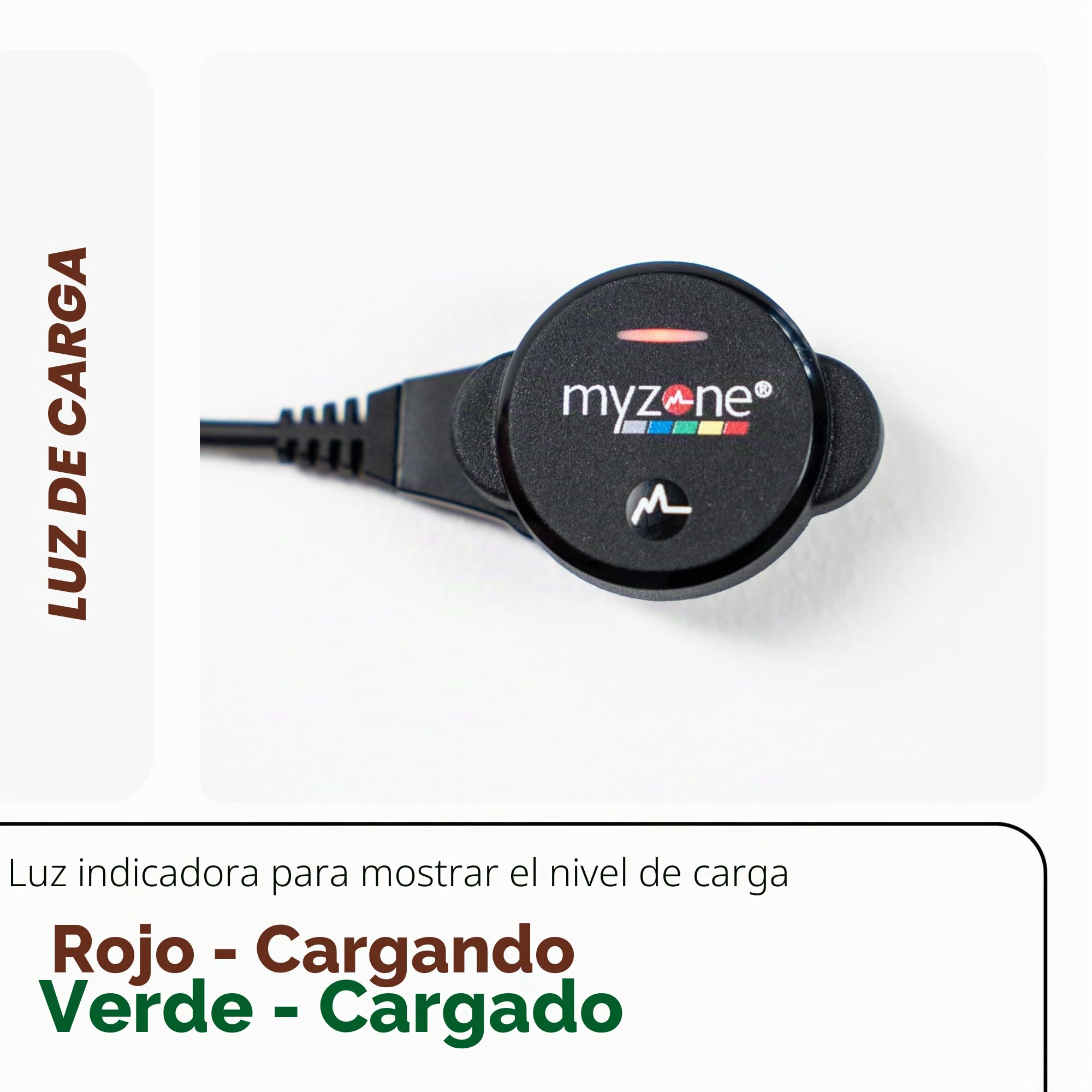 MYZONE Cable de carga de repuesto MZ-Switch: reemplazo de energía fiable para el rastreador de fitness MZ-Switch