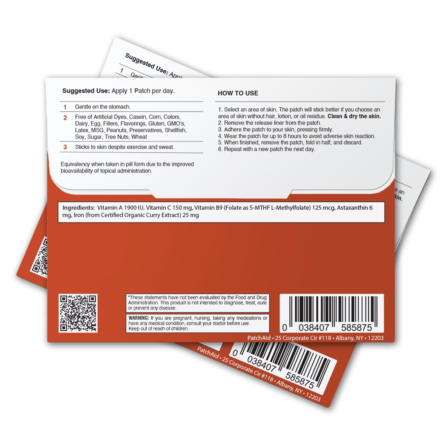 PatchAid Kids Iron Plus Topical Patch 30-Day Supply — Amazon image 2