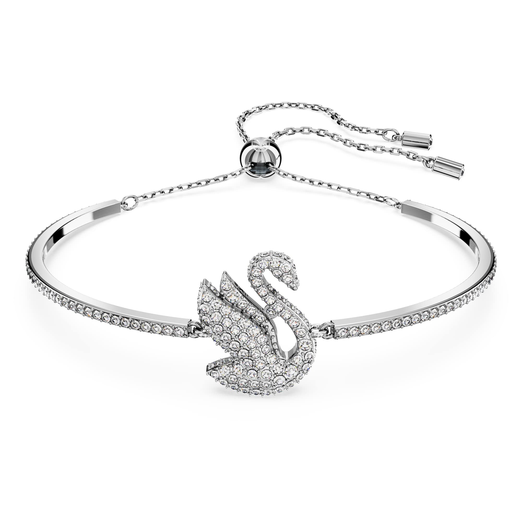 See full amazon price history chart for Swarovski Women Iconic Swan Bangle, Swan, White, Rhodium Plated Swarovski Women Iconic Swan Bangle, Swan, White, Rhodium Plated (B0BK42J34T) Amazon Price History, Amazon Price Tracker