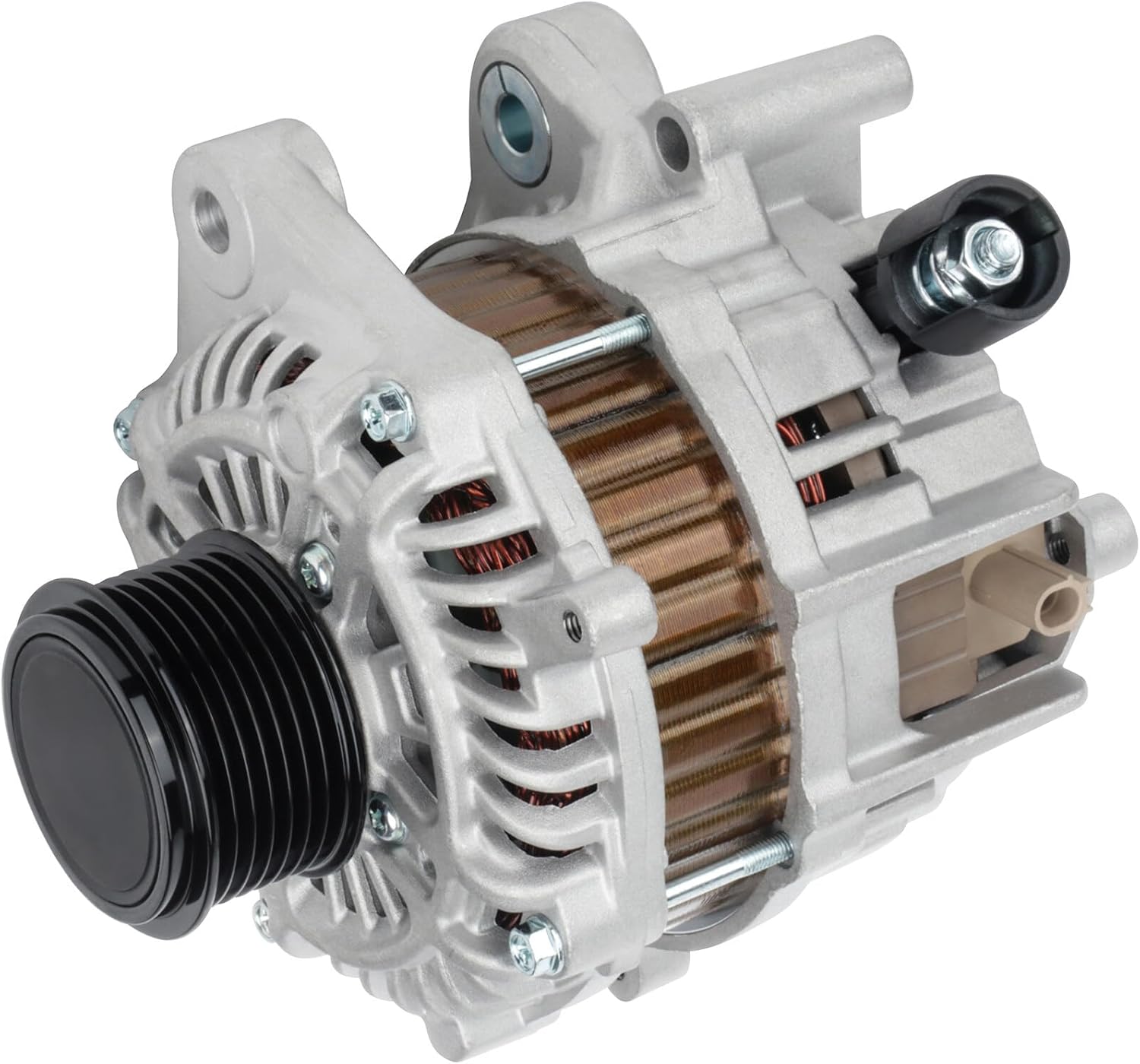 OCPTY New Alternator For 2013 2014 2015 2016 2017 For Honda For Accord Sport 2.4L High Amp Alternator Replace# 31100-5A2-A02, 31100-5A2-A02RM, AHGA88
