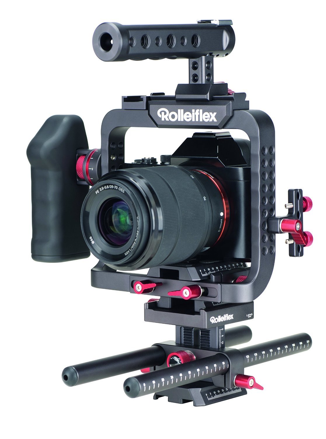Cage Rolleiflex 4K stable pour appareils photo numériques sélectionnés