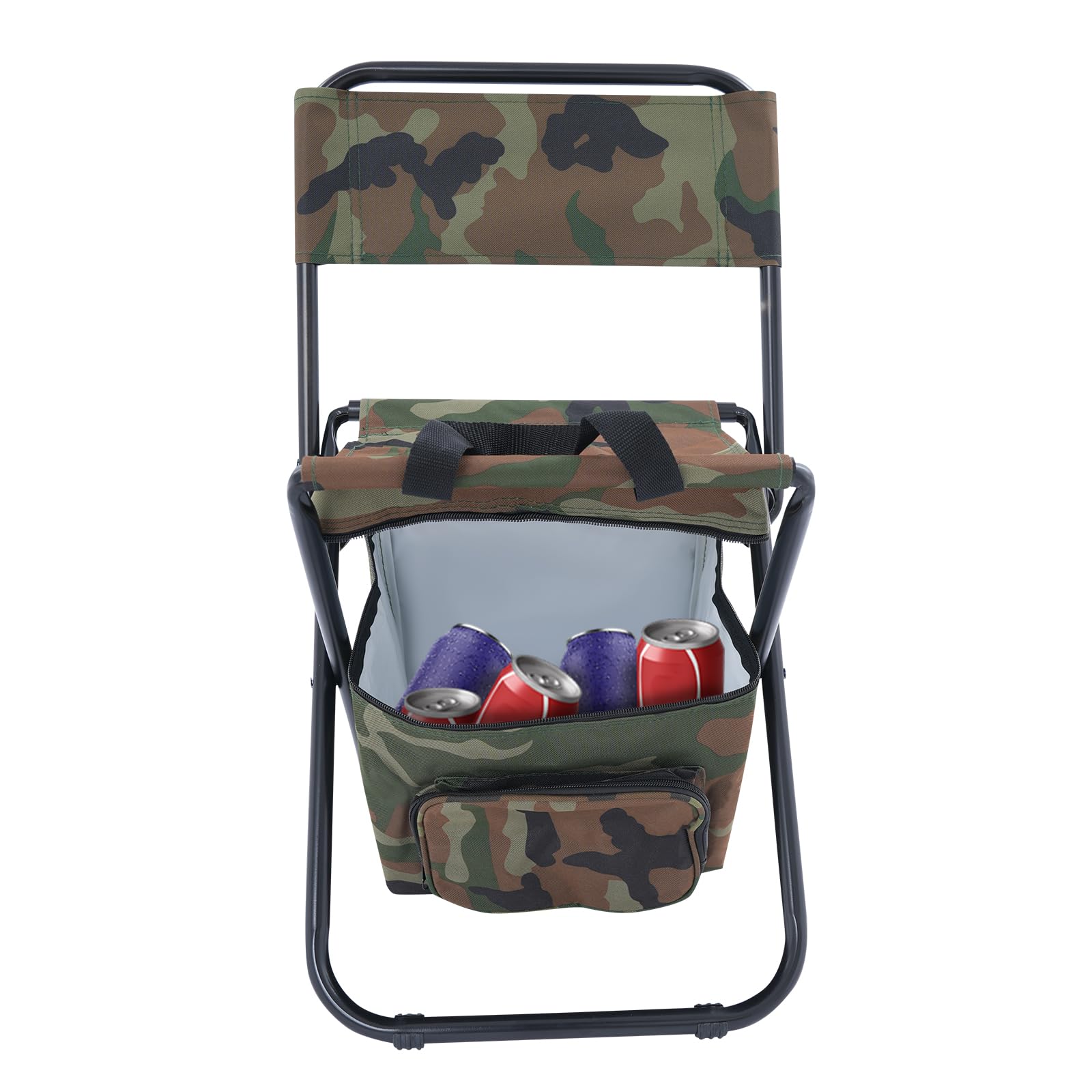 Fishing With Insulated Bag, Folding Chair, Foldable Camping Chairs