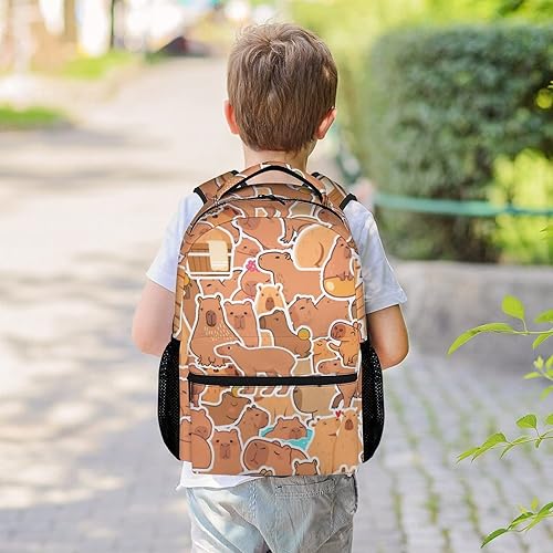 Miniatura 2 de CUSPCOD Mochila para niñas para la escuela, mochila para niños, mochila de animales para niños, bolsas de libros para niños pequeños de 17 pulgadas