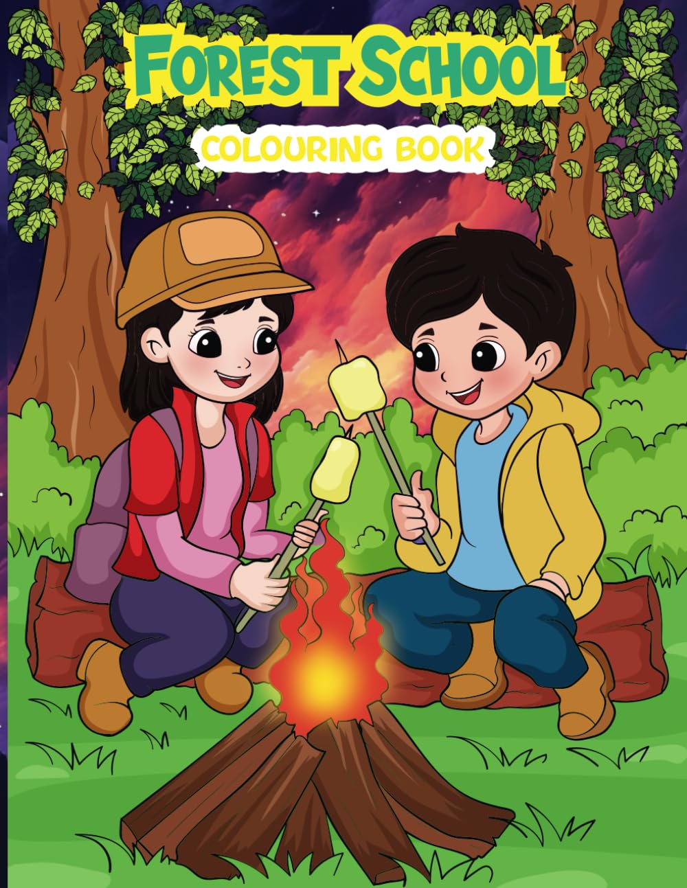 Forest School Colouring Book