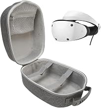 Hard Carrying Case for PS VR2 Headset, Portable Anti Fall EVA Hard Case with Soft Lining, Multi Protection Large Capacity Travel Cover Storage Bag for VR Headset and Accessories