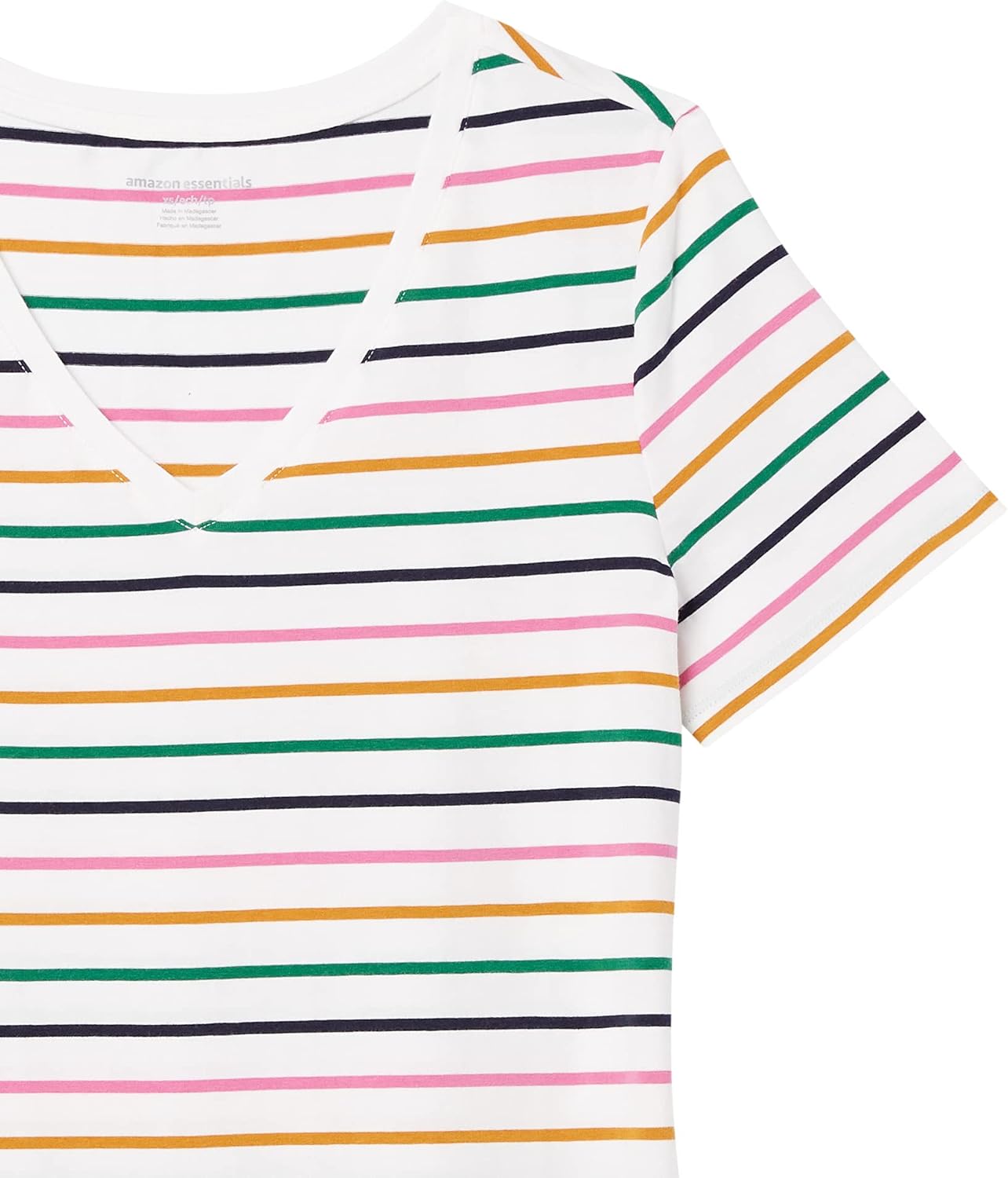 Amazon Essentials Women's Regular-Fit Short-Sleeve T-Shirt (Crewneck and V-Neck Options), Multipacks - Image 8