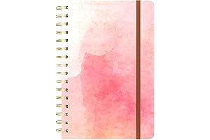 Note Sunglow Lyrical Melodies Notebook: A5 College Ruled Spiral Journal