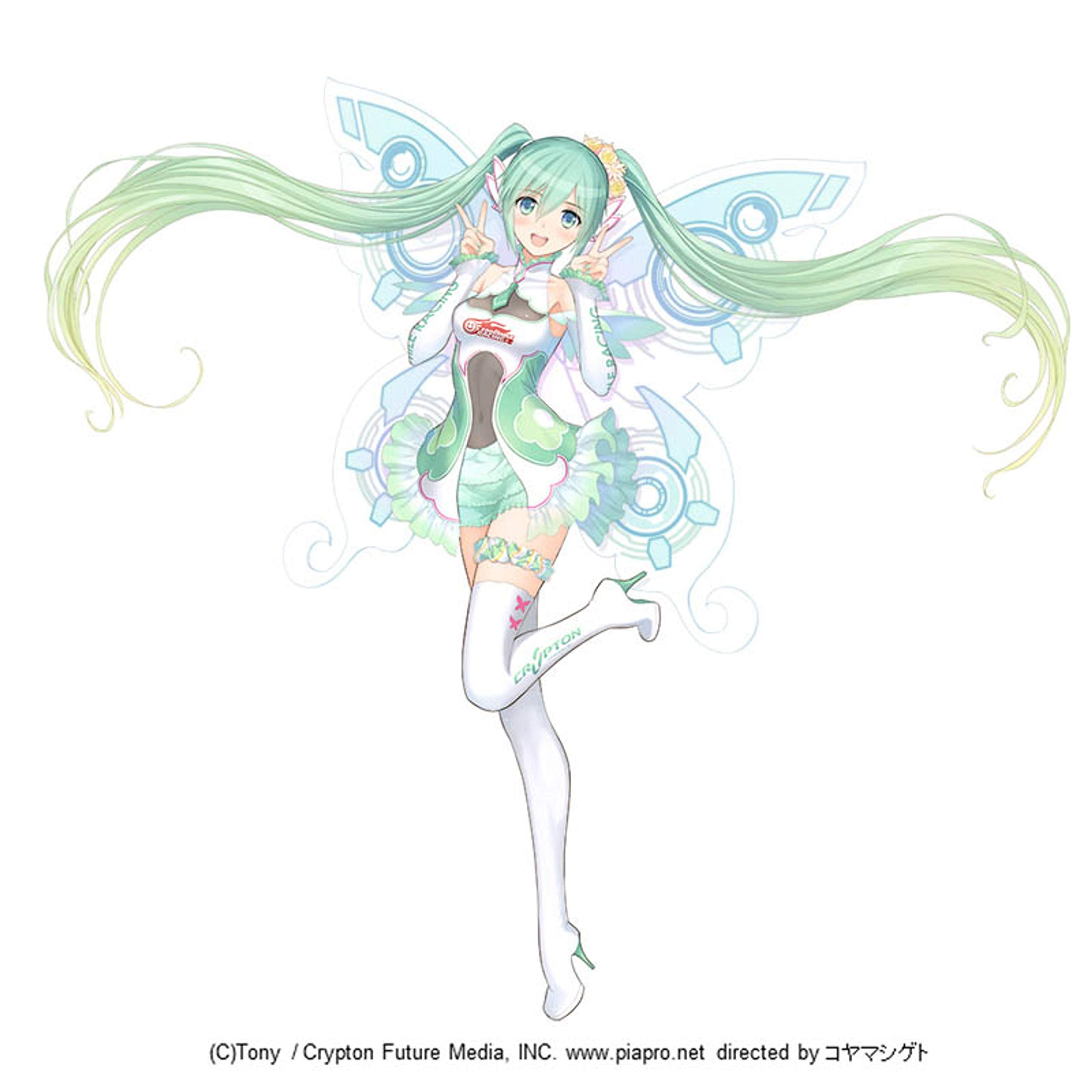 Amazon.co.jp: 初音ミク レーシングVer.2017 タペストリー 1 : ホビー
