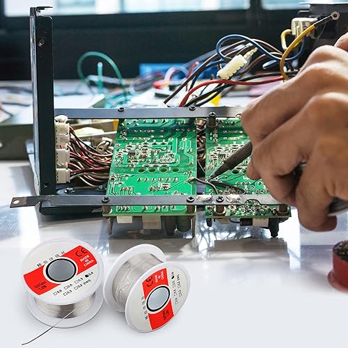 Miniatura 4 de Alambre de estaño de soldadura, 1.76 oz, 1 unidad de alambre de soldadura con núcleo de resina de estaño, alambre de soldadura para reparación