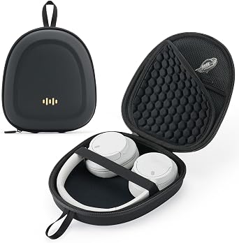 Hard Over-Ear Headphone Case for Sony WH-CH720N/Soundcore Q20i/Q30/Space One/JBL Tune 720BT/770NC/Bose/Skullcandy/JLab, Enhanced Shock-Absorbent Design, Universal Travel Organizer Bag