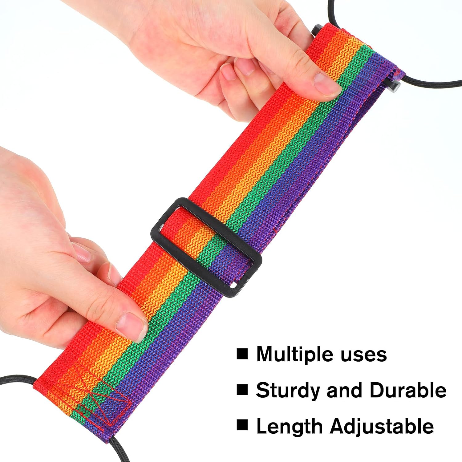 4pcs Luggage Straps for Suitcase Elastic Adjustable Luggage Connector