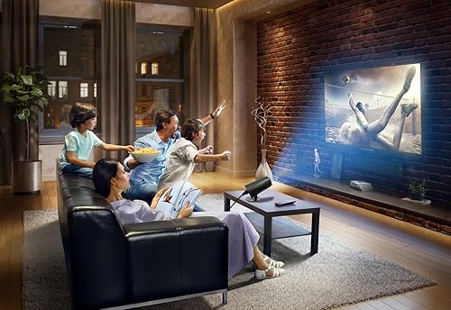 Miniatura 6 de HY300 Plus - Mini proyector portátil de enfoque eléctrico, Keystone automático y 4K300 ANSI, proyector inteligente HD con WiFi 6, Bluetooth, ajuste