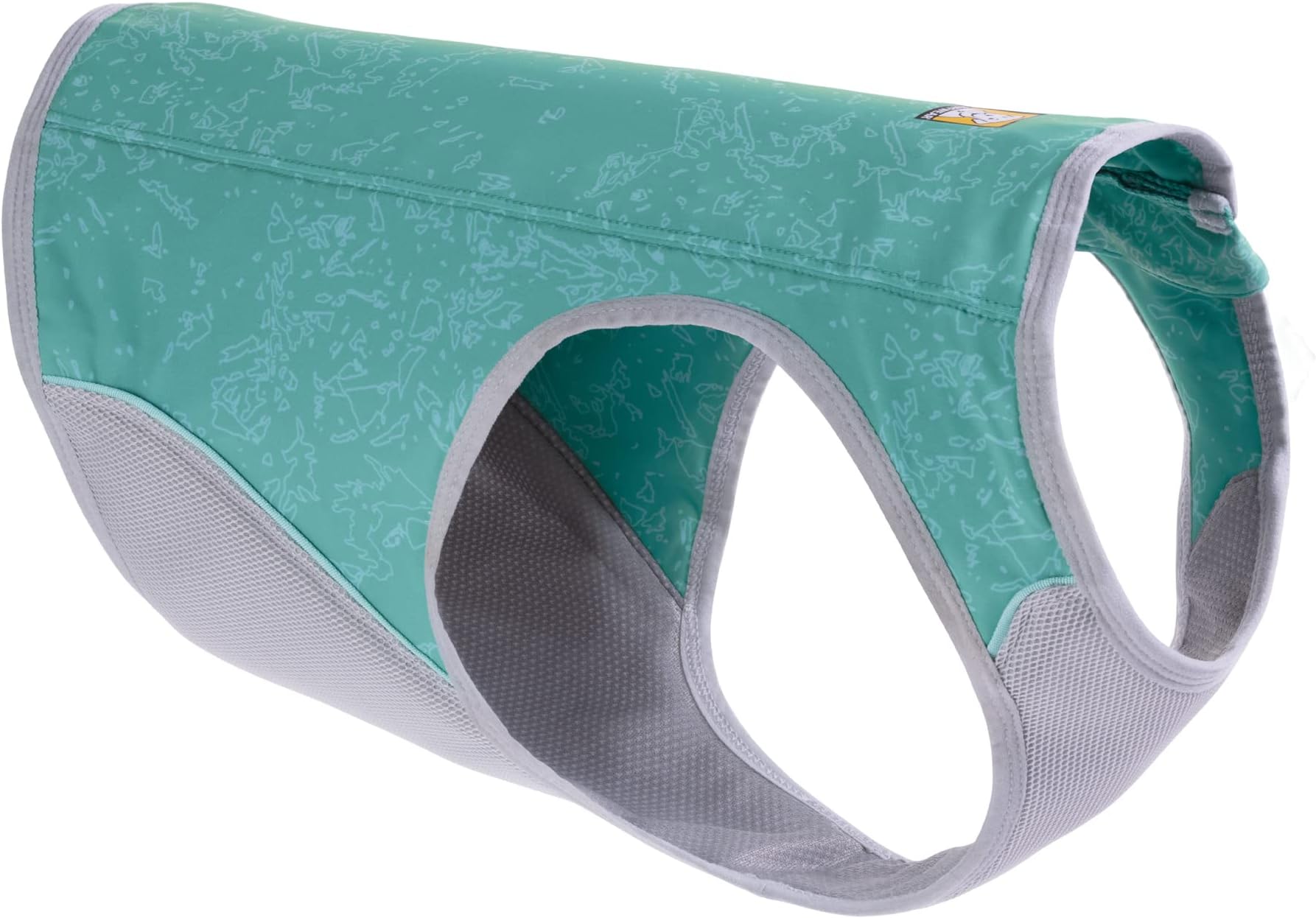 Ruffwear, Swamp Cooler Zip Dog Vest, Evaporative Cooling for Hot Weather, Aurora Teal, Medium