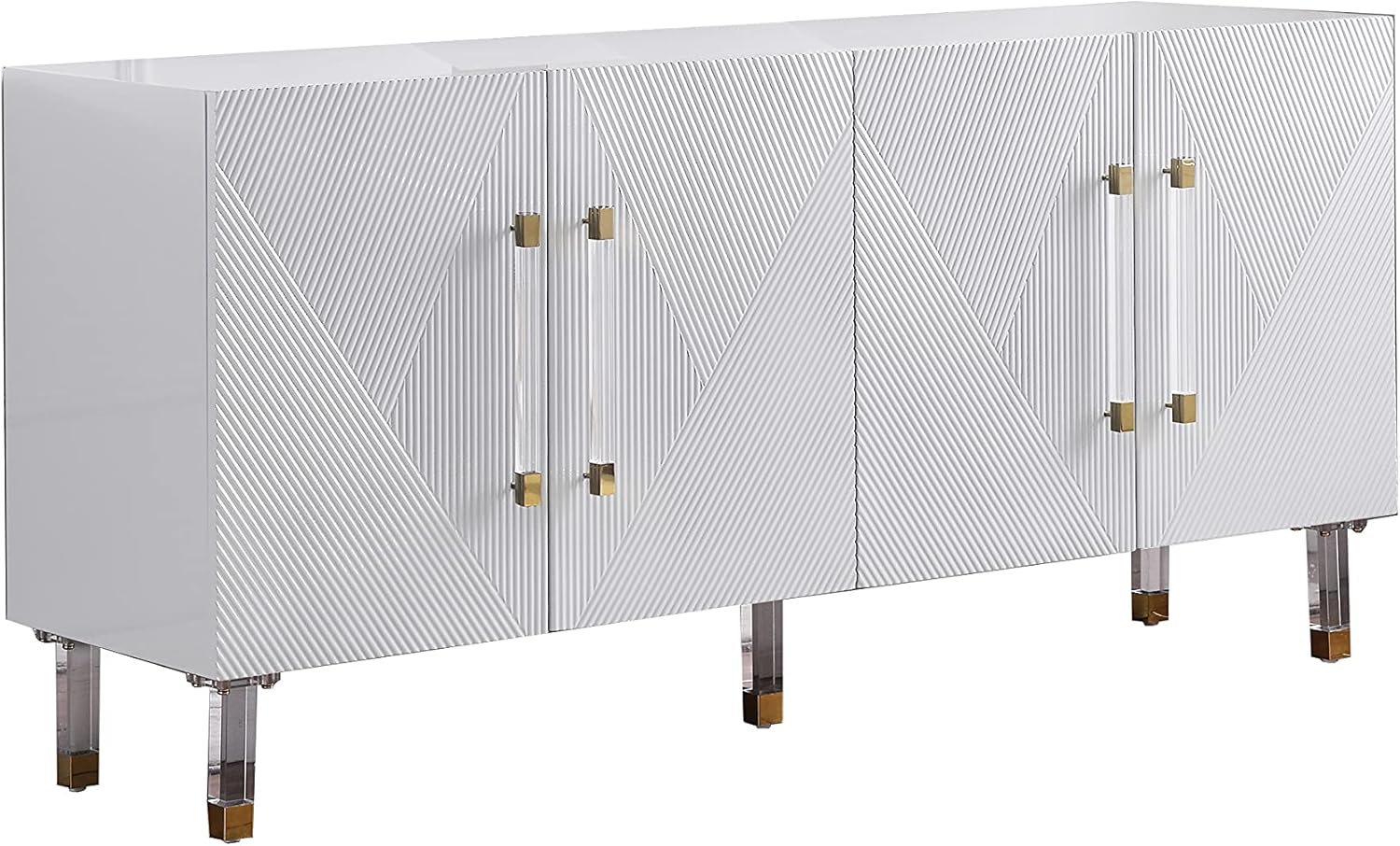 Best Master Furniture Tyrell High Gloss Lacquer Sideboard