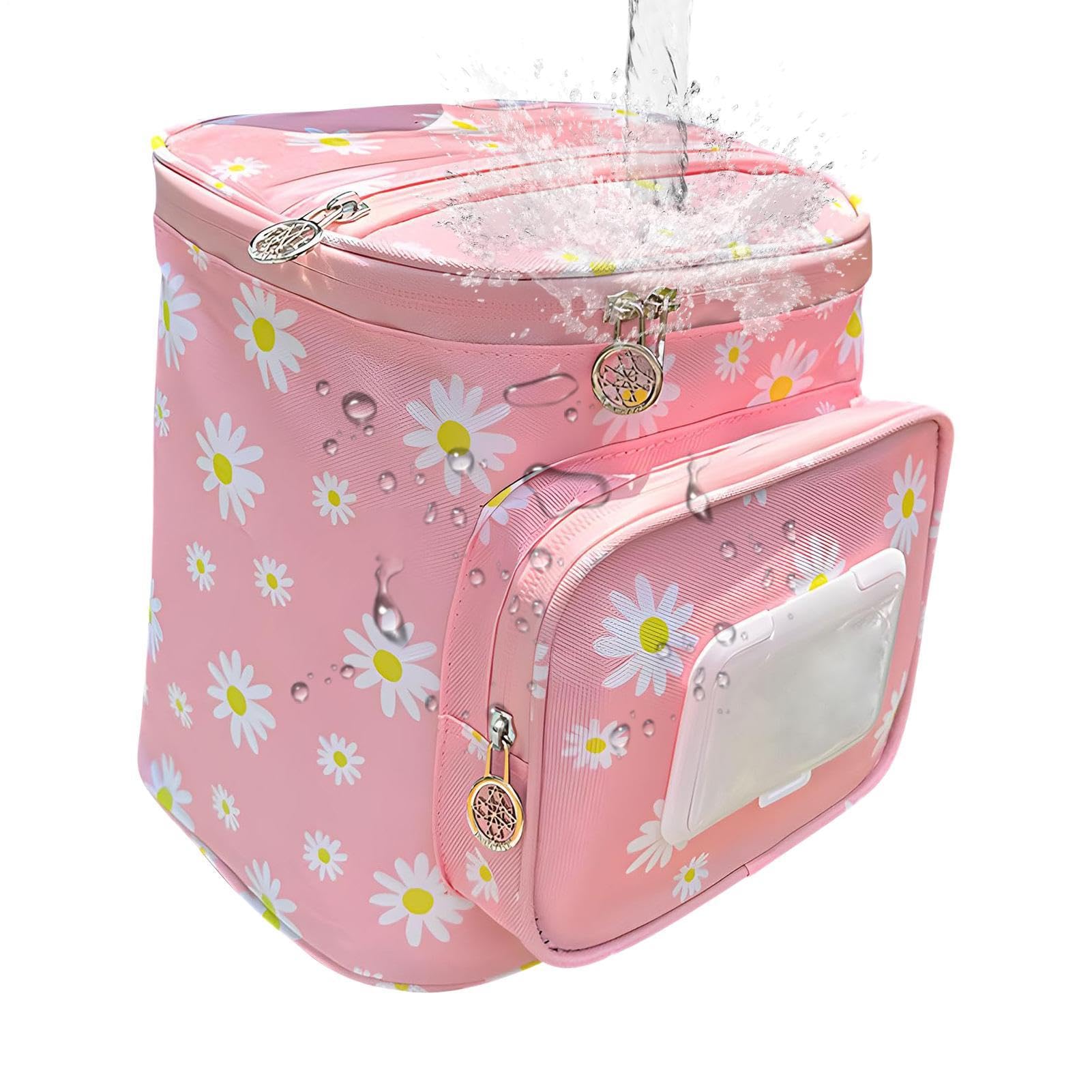Kids Bicycle Basket, Charming And Spacious Design, 21x16x22cm, Handlebar Bag, Waterproof Bicycle Basket, Waterproof Oxford Cloth Material, For Scooters Tricycles Balance Bikes, Beverages Keys Small