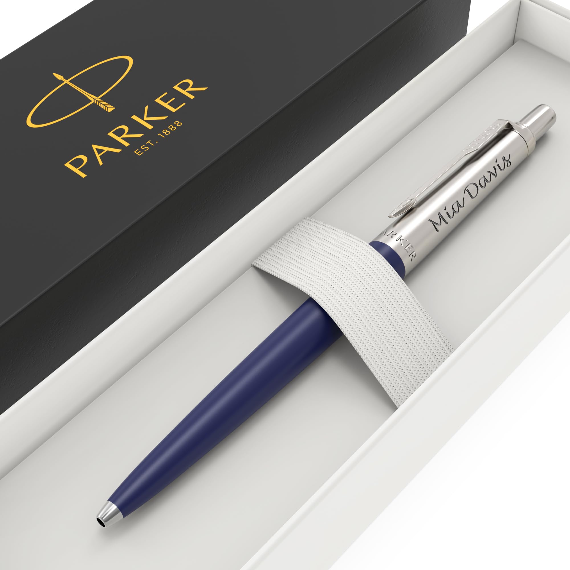 Personalised Parker Jotter Ballpoint Pen - Engraved, Classy Gift Box, Ideal for Birthday, Father's Day, Christmas, Anniversary & More