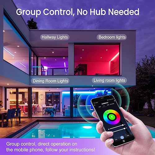 Miniatura 6 de Bombilla inteligente WiFi G9, RGBCW, 3.5 W  40 W, compatible con Alexa Google Home, regulable, blanco sintonizable (2700 K-6500 k), control remoto