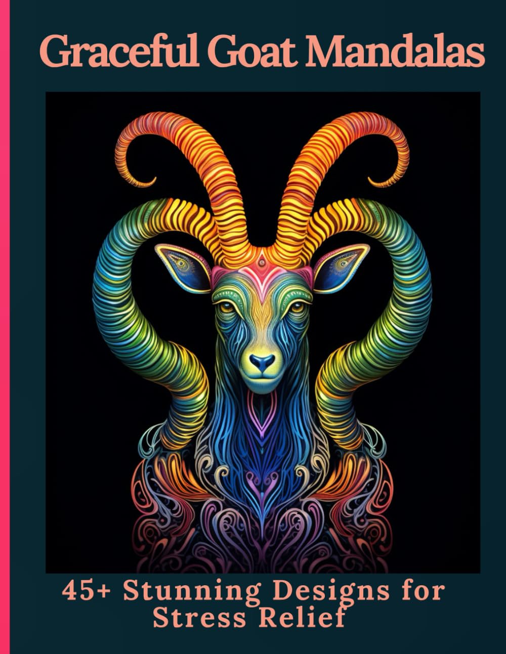 Graceful Goat Mandalas: 45+ Stunning Designs for Stress Relief