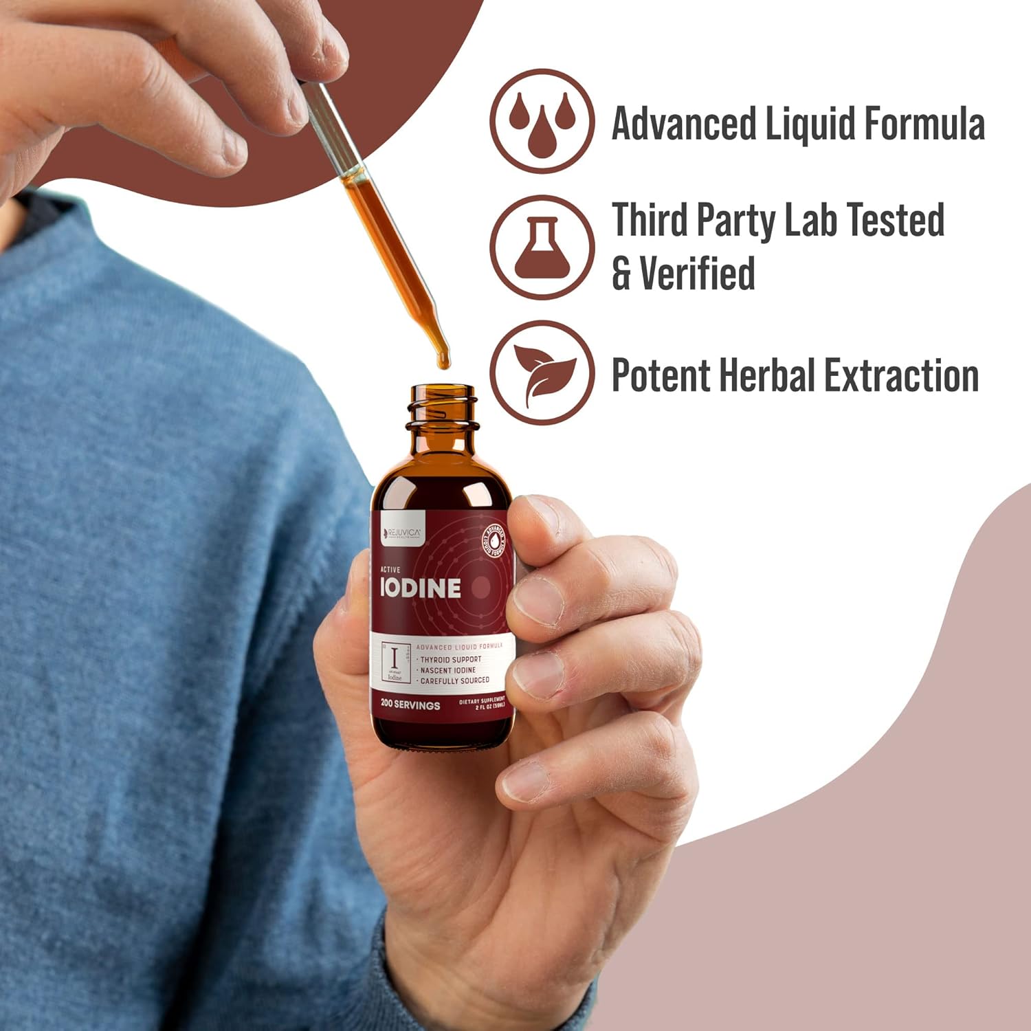 Active Iodine - Nascent Iodine Drops - Liquid Delivery for Better Absorption - Supports Healthy Energy, Vitality, & Iodine Levels - Image 6