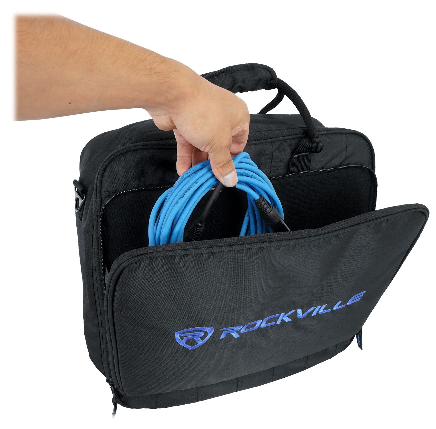 Amazon.com: Rockville MB1615 DJ Gear Mixer Gig Bag Case, 15.5