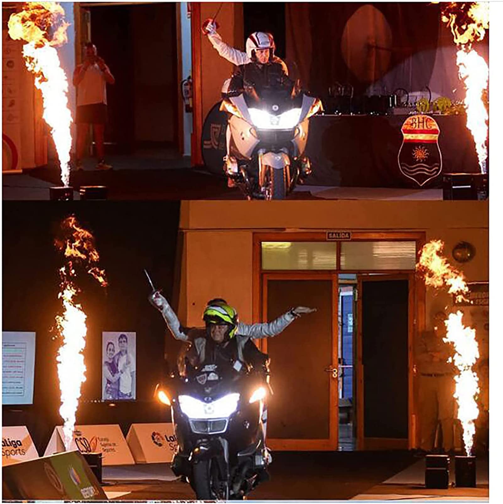 Proiettore di Fiamma/Effetto Scenico, Lanciafiamme a Getto/Jet di Fiamma 1-3m, Controllo Dmx512/Con Canale Sicuro, per Attrezzature per Eventi a Effetto Palcoscenico All'aperto