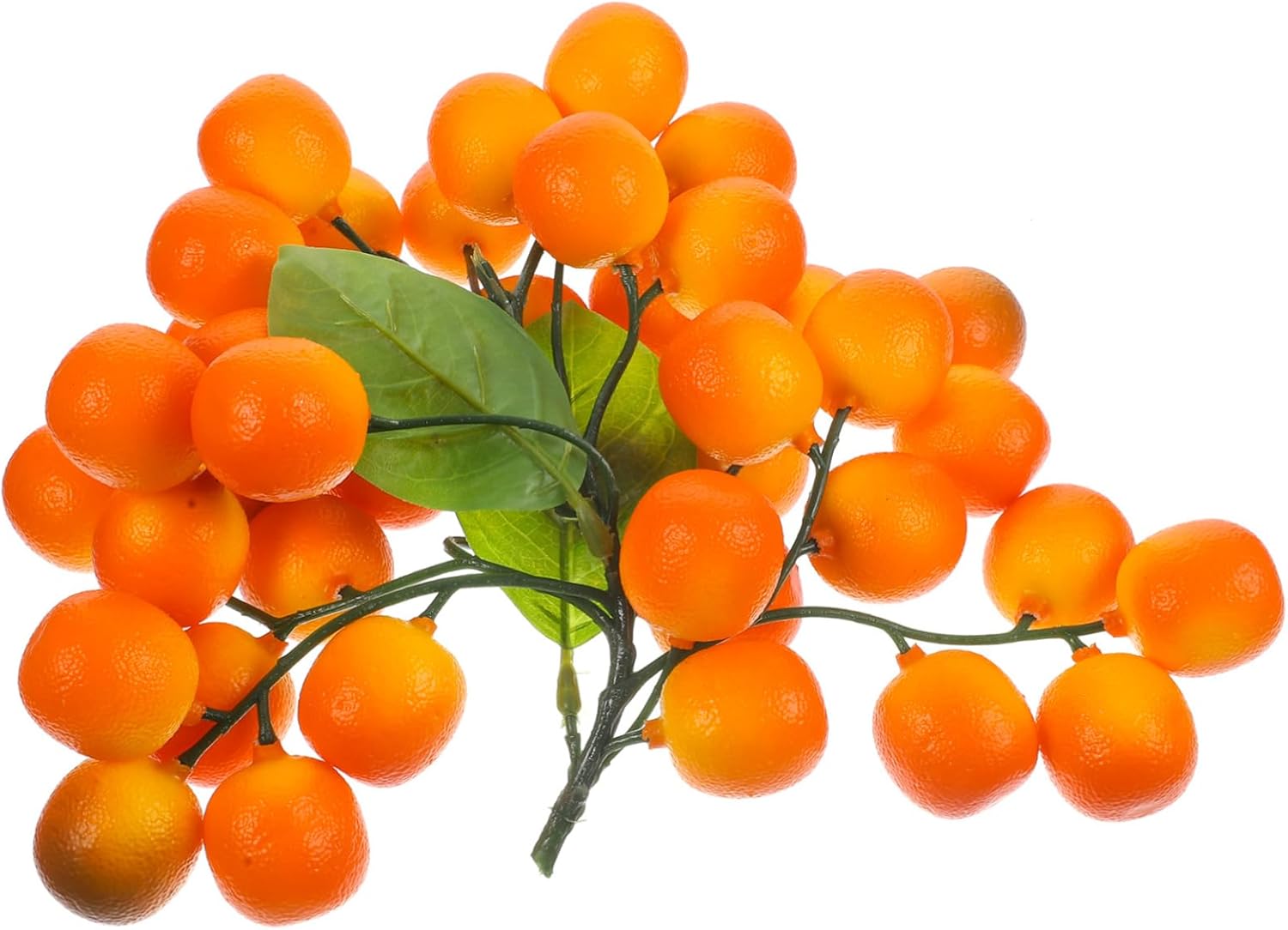 Luxshiny 3pcs Realistic Artificial Fruit String Decoration Orange and Cluster for Home Photography and Event Decor Lifelike Faux Fruit Ornament