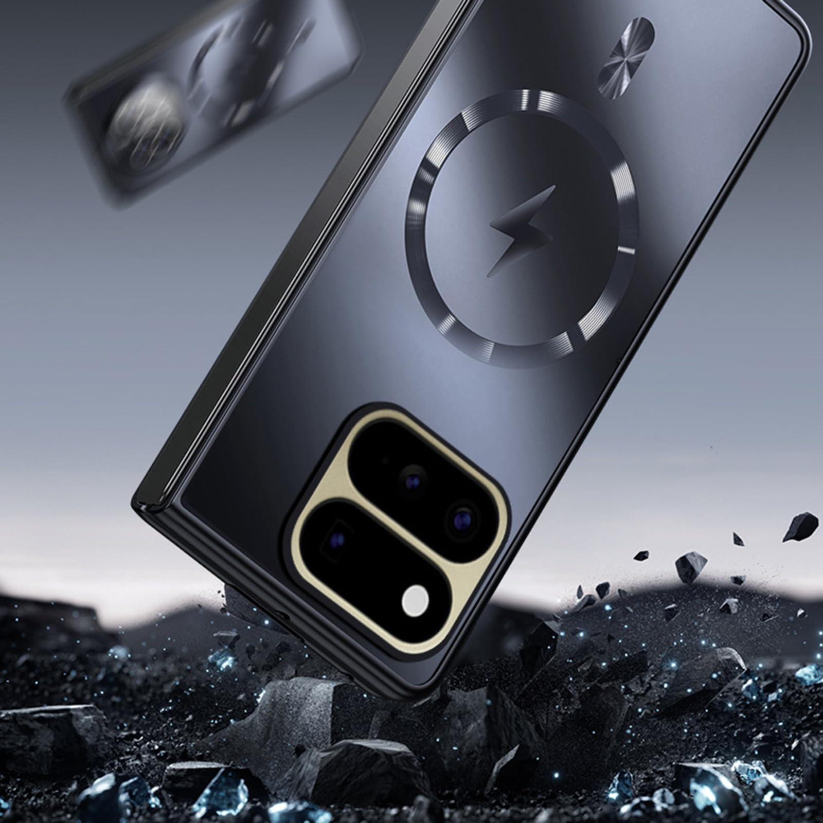 Hülle Magnetisch Für Google Pixel 11 Pro Fold,Schlanke Handyhülle Rückseite