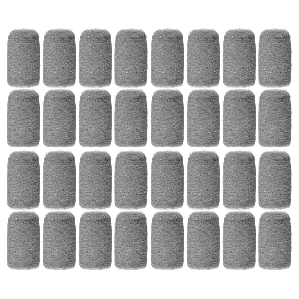 32 Heavy Duty Scrubber Steel Wool Pads Scourer Wire Mesh Clean Scouring Kitchen Heavy Duty Scrubbing Dishes Kitchen Metal Grit Bathroom Scrubber General Household Supplies Dishwashing Multipurpose