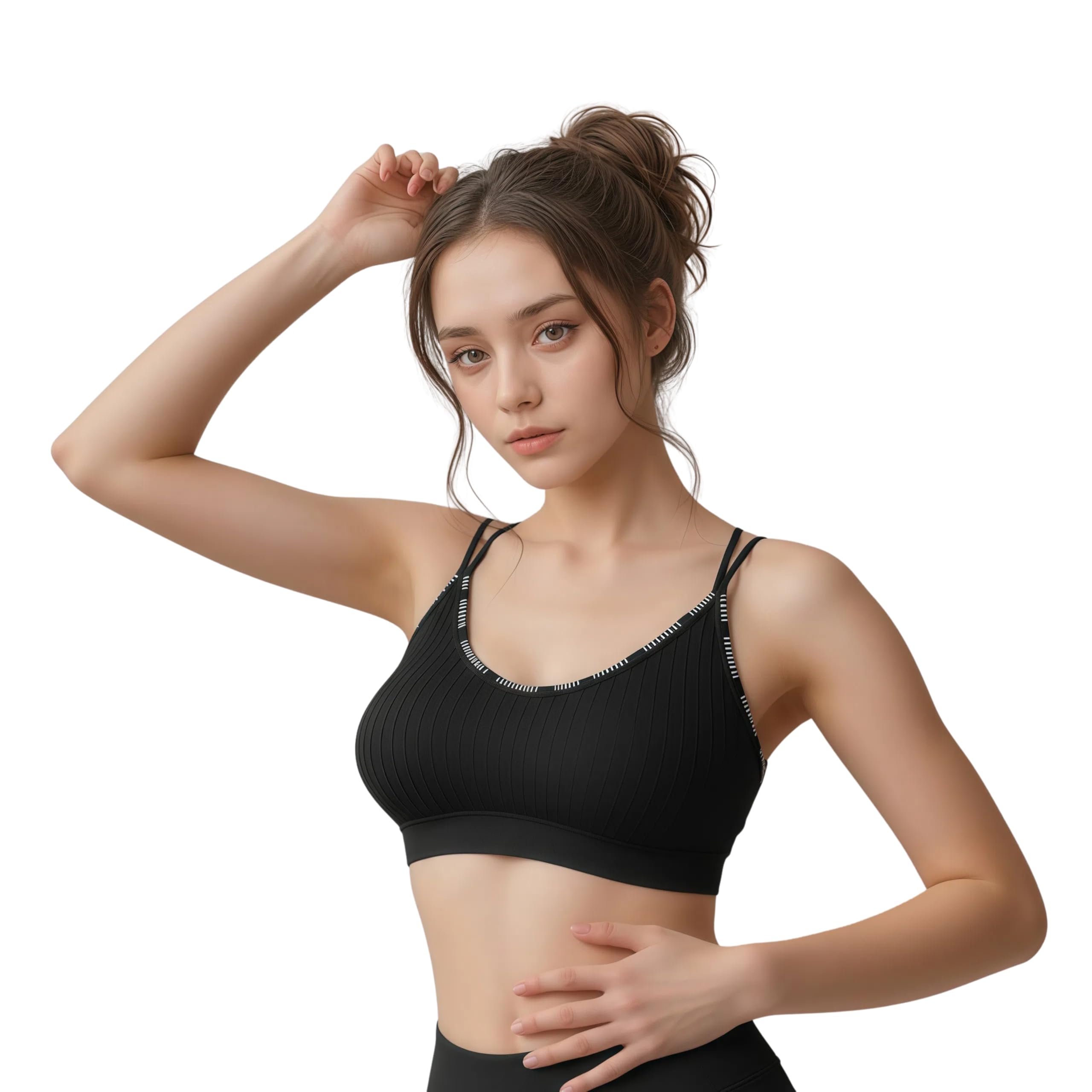 Women’s Padded Seamless Sports Bra – Love Secret Double Strap, High-Impact Fitness & Yoga Bra for Gym, Workout & Everyday Wear-picture-11