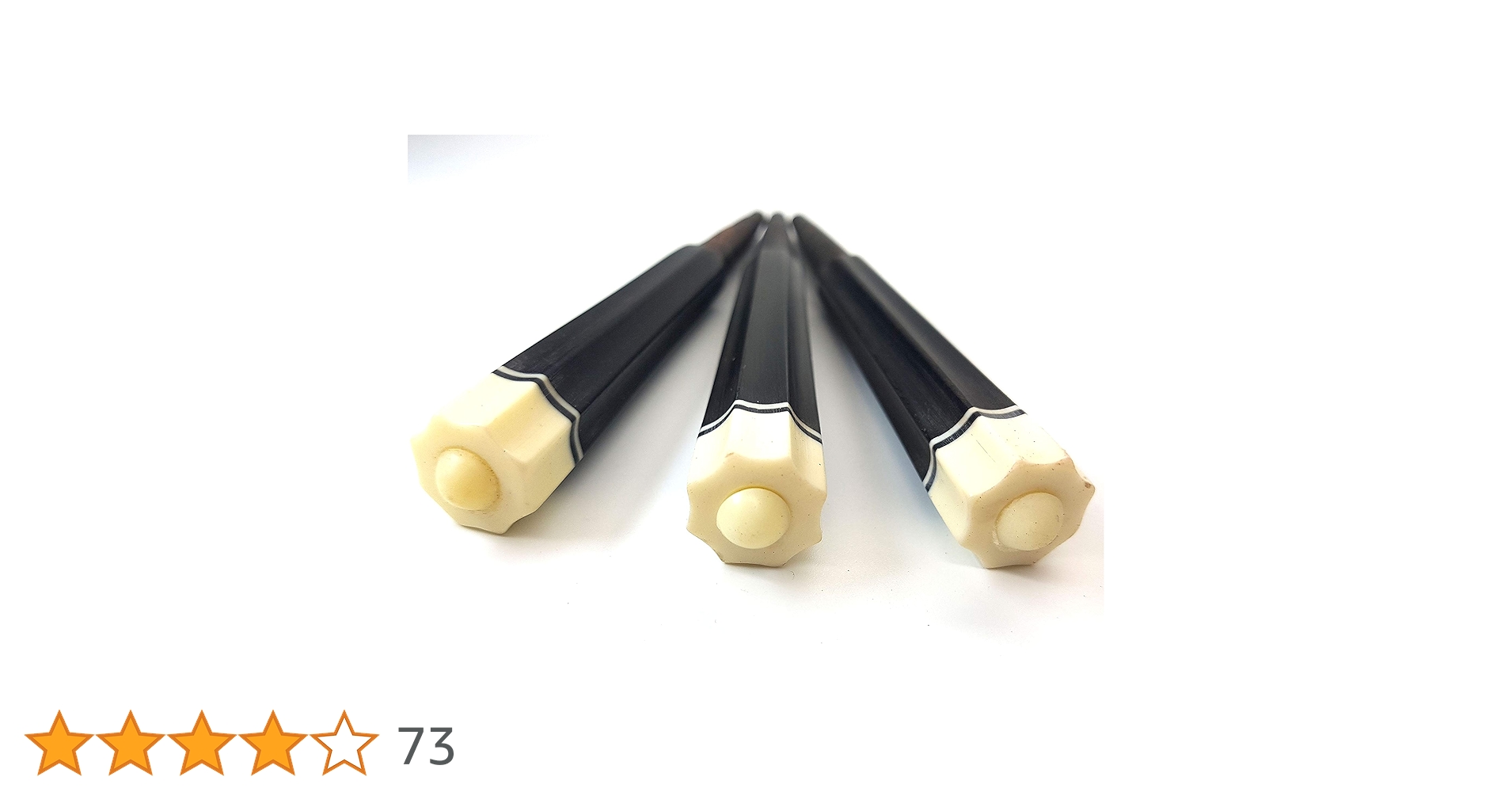 Amazon | 沖縄三線用カラクイ3本セット【黒木八角サンド】穴あけ