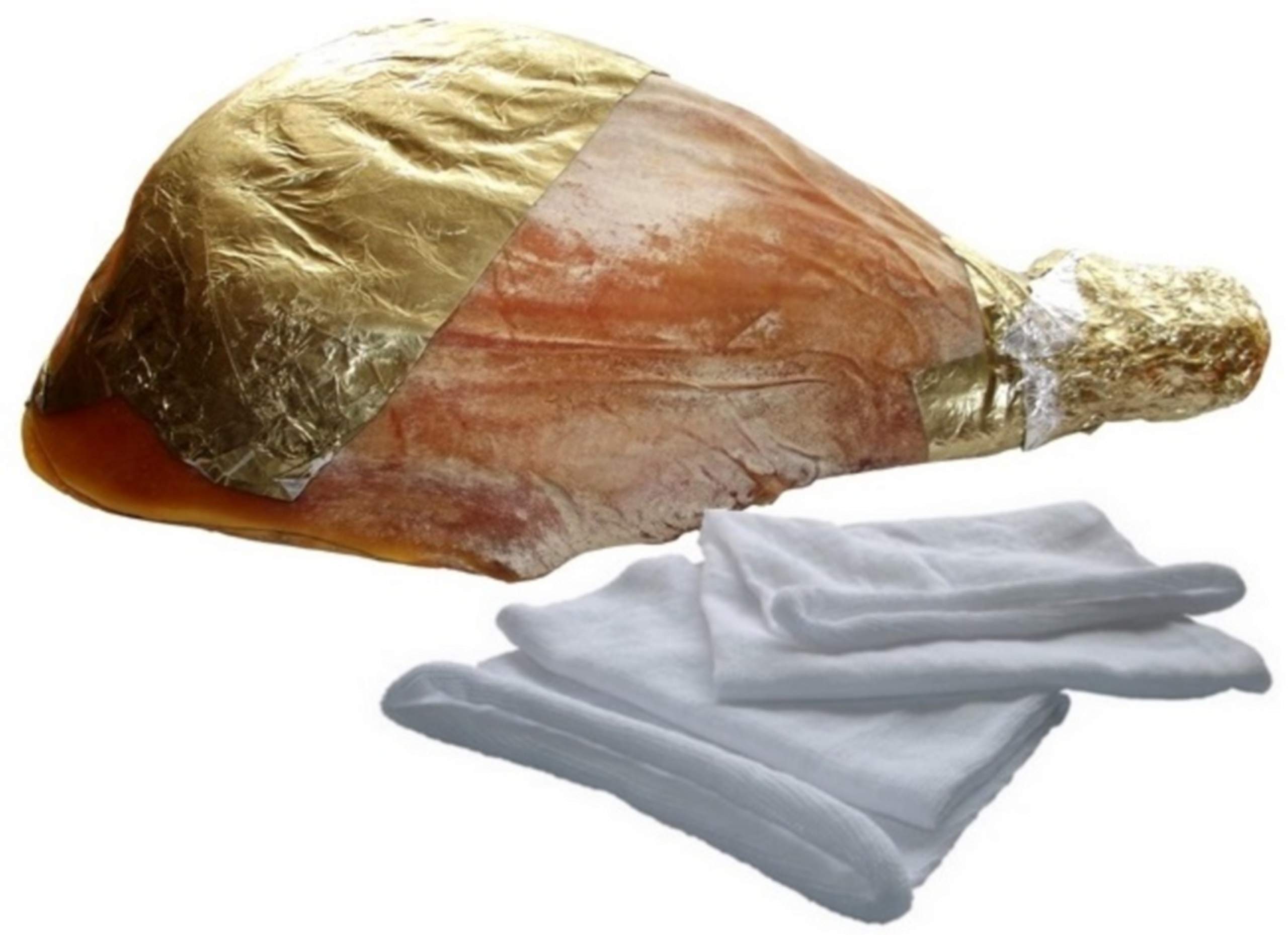 Jambon Serrano avec os sans patte,+7 kg et son sac à jambon