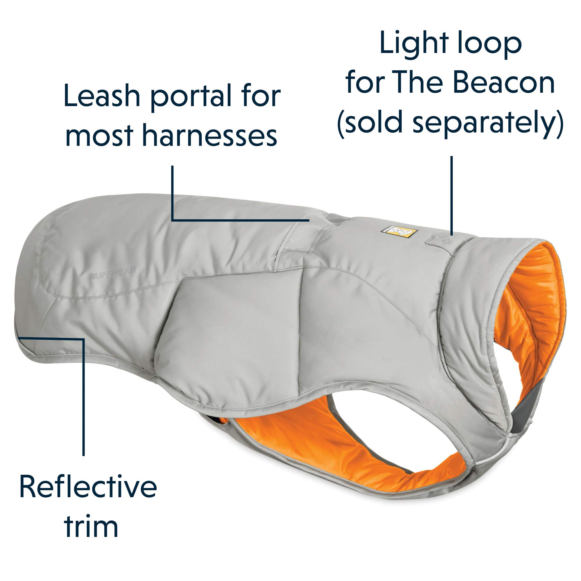 Ruffwear – Quinzee Insulated Jacket – Cloudburst Grey