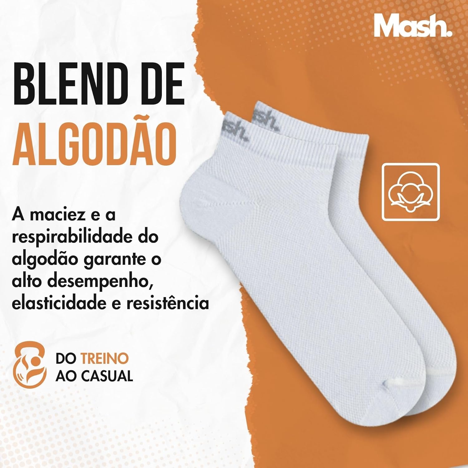 Kit 3 Pares Meia Sapatilha Cano Curto Esportiva Active Com Algodão Unissex Mash em promoção! Veja a oferta e mais achadinhos de Moda íntima 9 Hoje é o melhor dia para comprar Kit 3 Pares Meia Sapatilha Cano Curto Esportiva Active Com Algodão Unissex Mash com aquele preço maroto! Promoção! Aproveite a oferta! 9