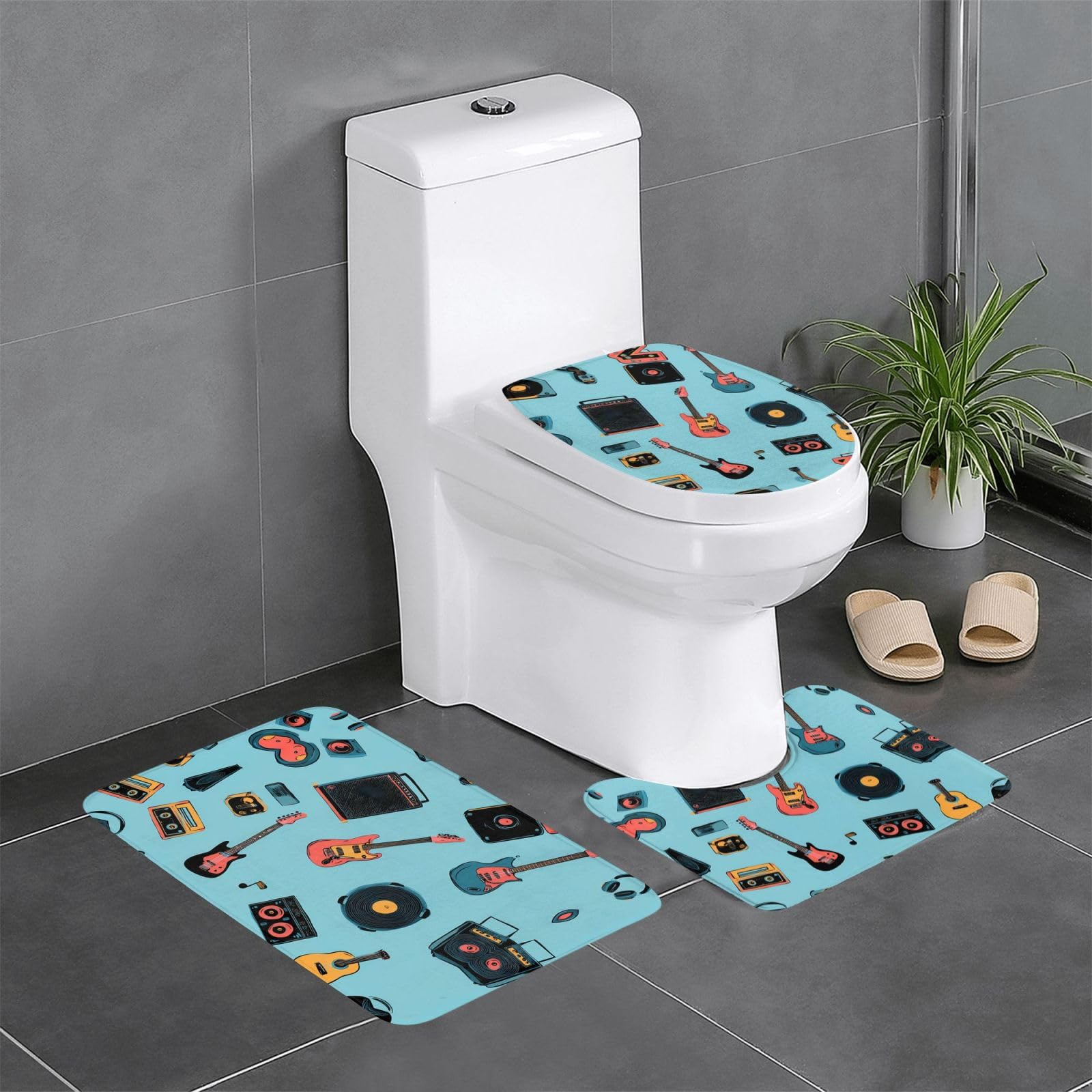 Tapis de salle de bain antidérapants pour transformer vos toilettes et coiffeuse