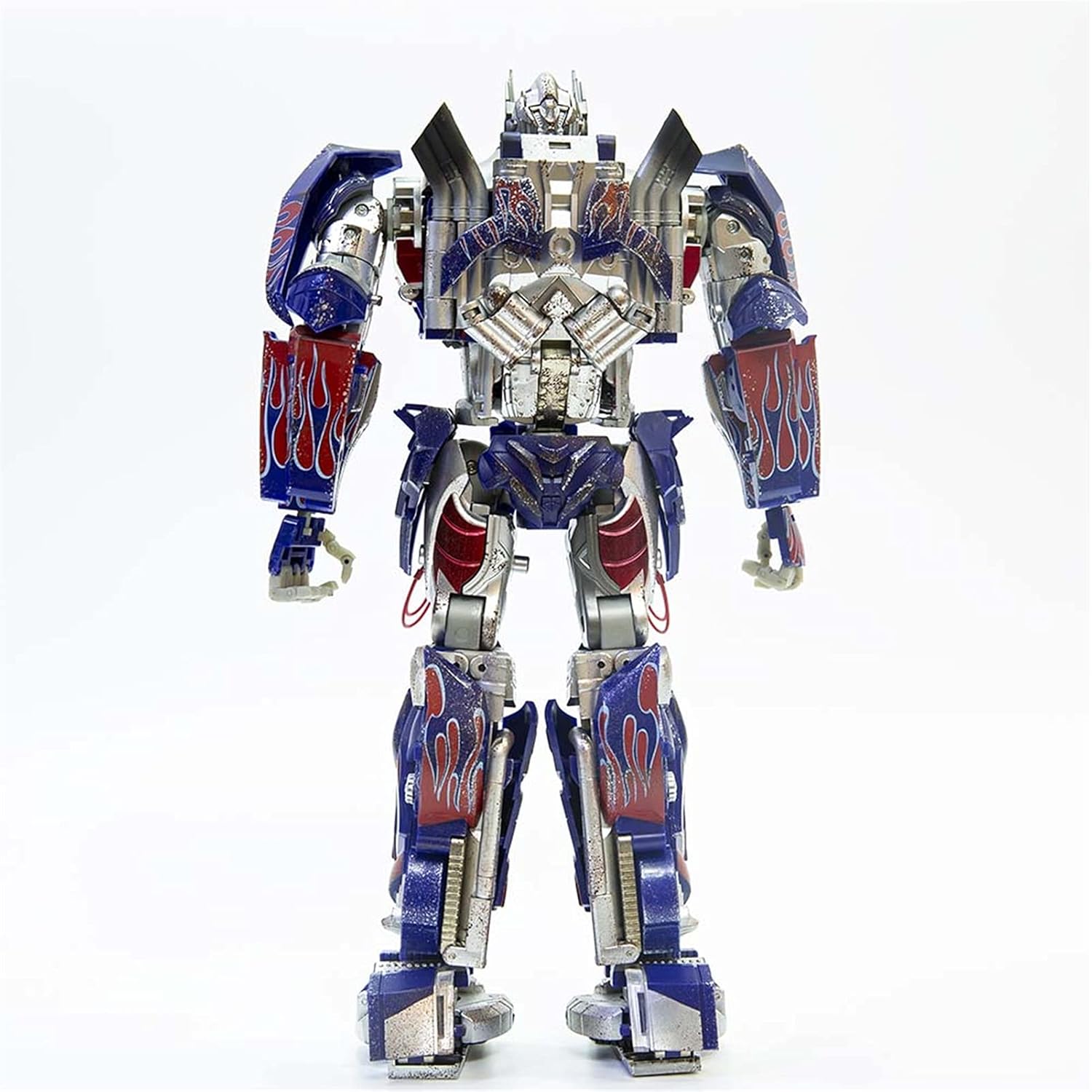 WJYLM Transformers Toys, KO Unique Toy Transformation Battle Damage Optimus Prime Commander Challenger Leader Action Humanoid Robot Transformers Robot Toy., 11 inches : Toys & Games