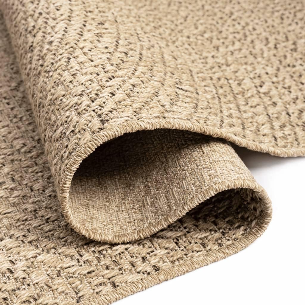 vidaXL Tappeto ZIZUR 60x110 cm Aspetto Iuta per Interni ed Esterni