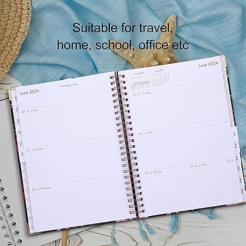 Miniatura 4 de MAGICLULU Calendario 2024, planificador de horario, planificador, agenda de oficina, cuaderno de citas, agenda de citas, cuaderno, calendario, bloc