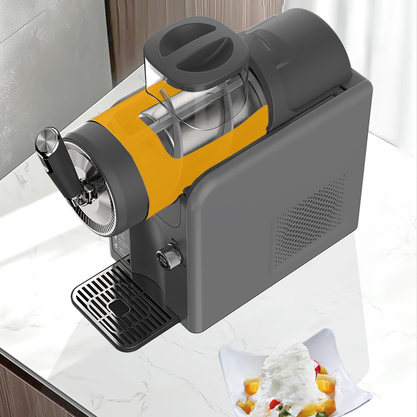 Amazon | ソフトクリームメーカー、セルフクリーニング機能付き