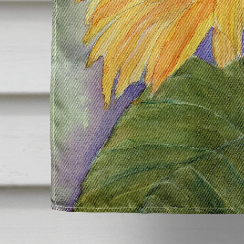 Caroline's Treasures RDR2001CHF Flower - Sunflower House Flag Large Porch Sleeve Pole Decorative Outside Yard Banner Artwork Wall Hanging, Polyester, House Size, Multicolor