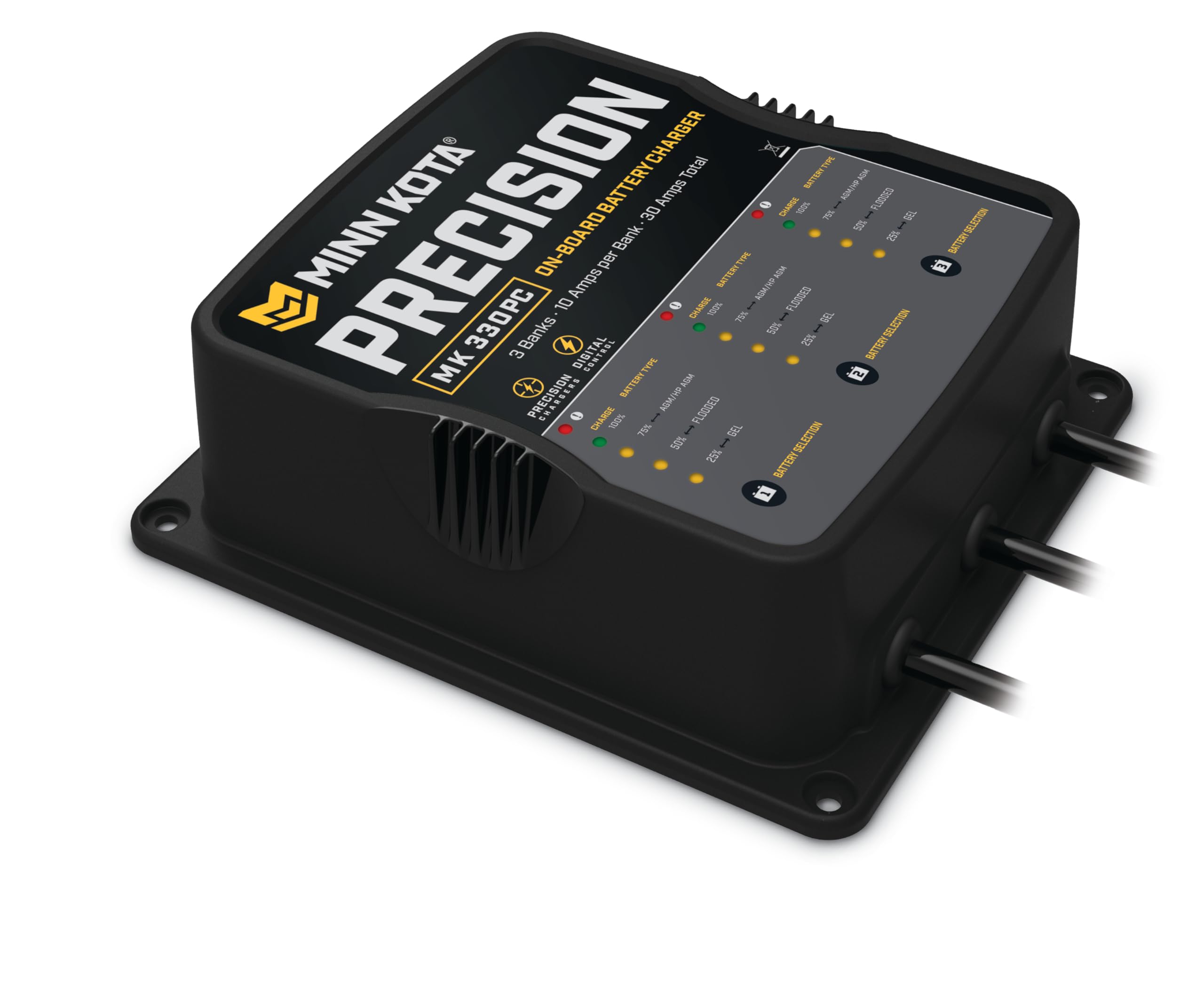 Minn Kota Precision Digital Chrgr MK 330 PC 3 bank x 10 amps