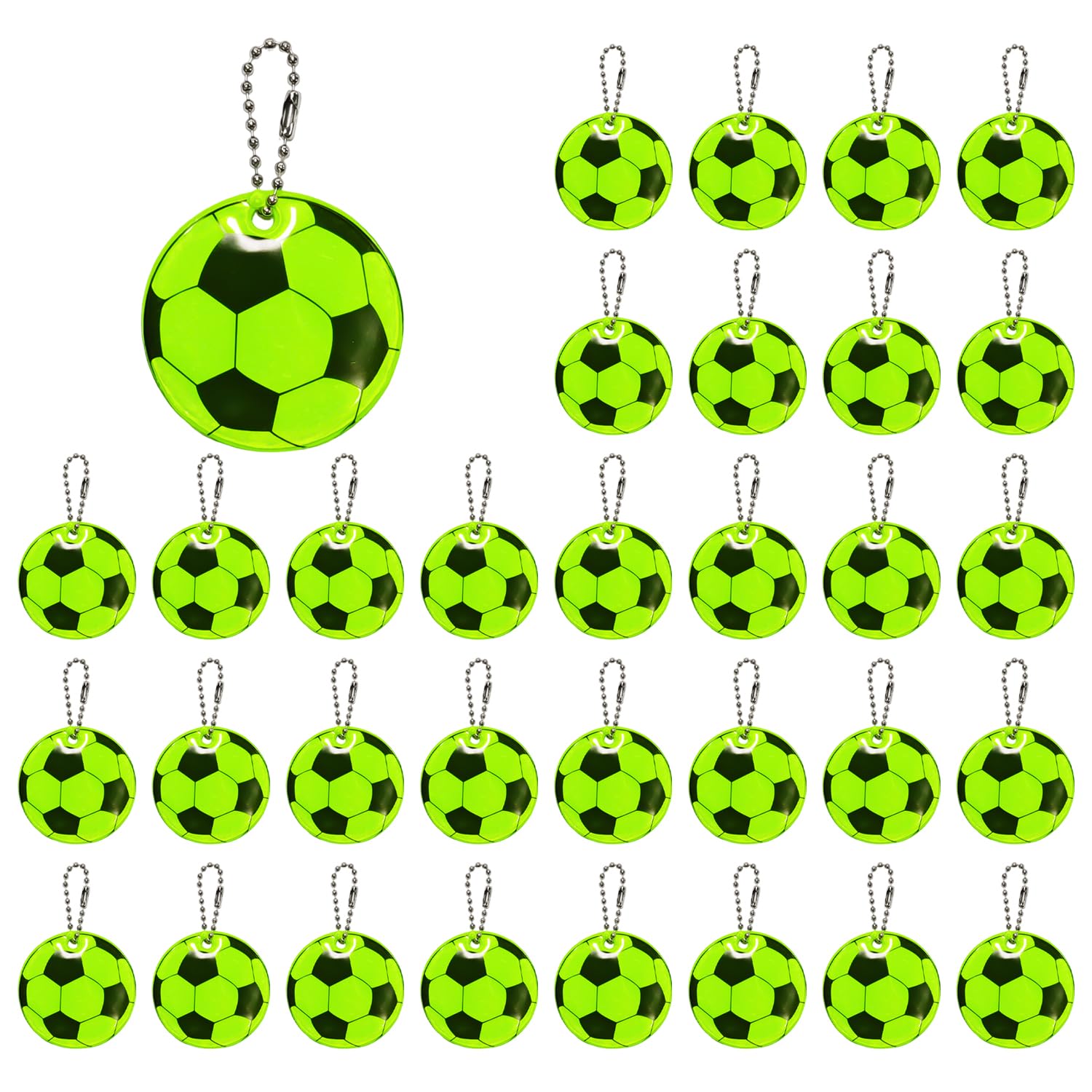 32 Coles De Fútbol Seguidores De Reflexión Creativa Regalos De Fiesta Envases De Espalda Accesorios