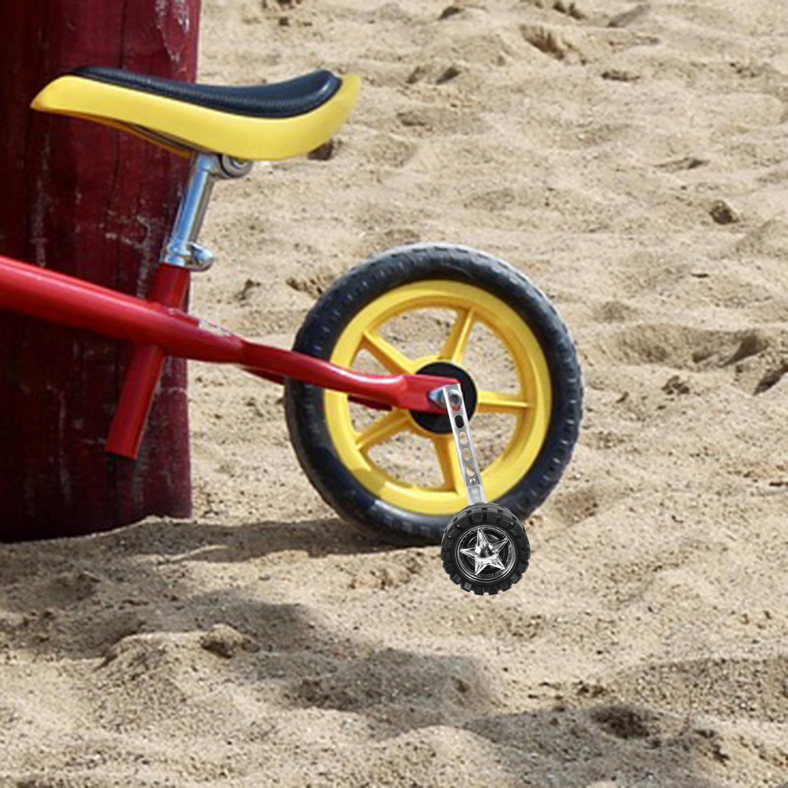 Toyvian Roues Stabilisatrices Vélo Garçon Fille avec Protection Ajustable Matériel Sûr Aide Apprentissage Équilibre Garçon Fille