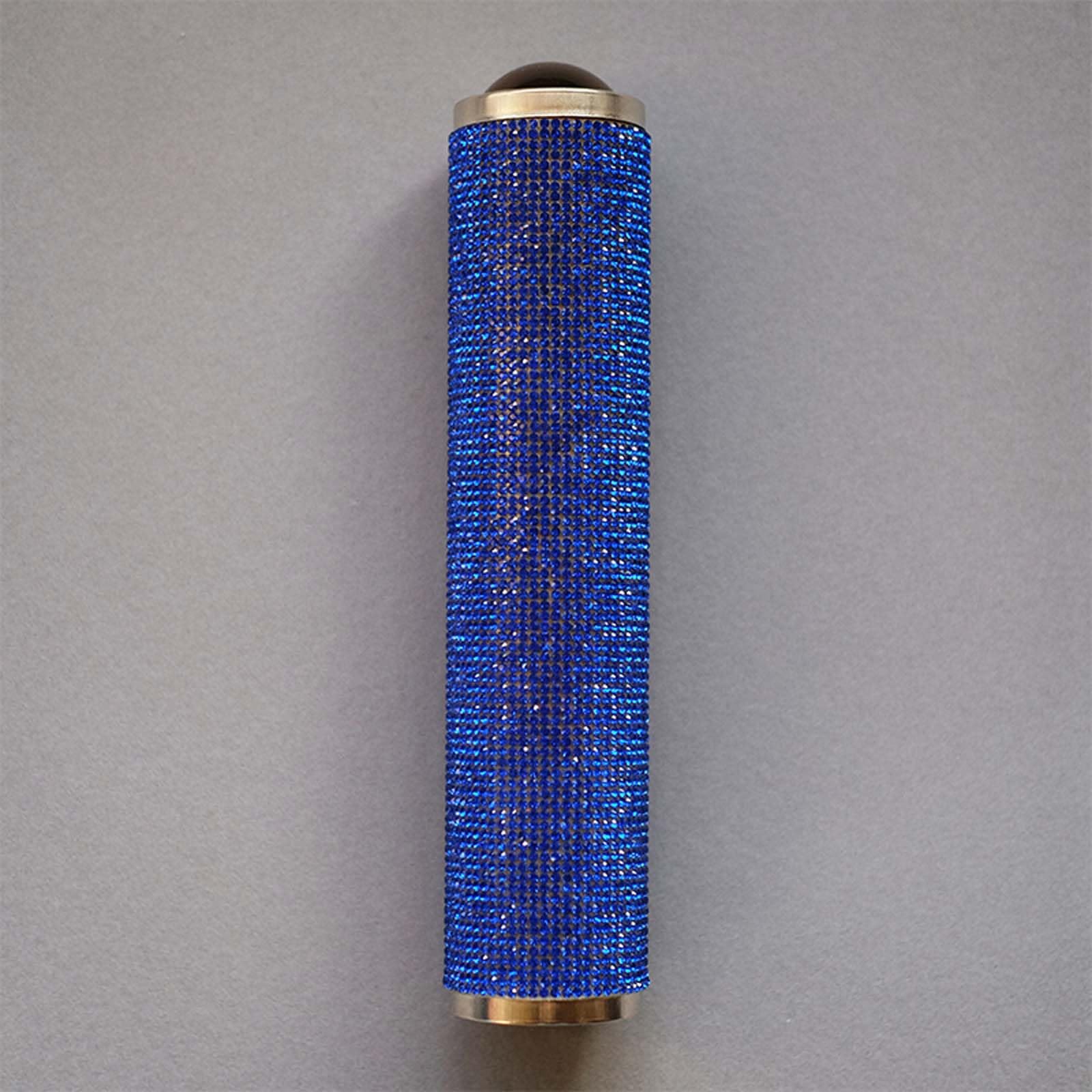 Fendawn Strive Handmade Nostalgic Kaleidoscope Toy Real Scene Kaleidoscope for Kids Adults, Sapphire Diamond Style