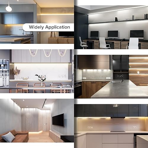 Miniatura 2 de SEZO FCOB IC - Tira LED direccionable COB+WS2811 IC 6000K blanco frío persiguiendo alta densidad 16.4 pies16.4 ft DC24V CRI 90+ 360 LEDsM IP30 cinta