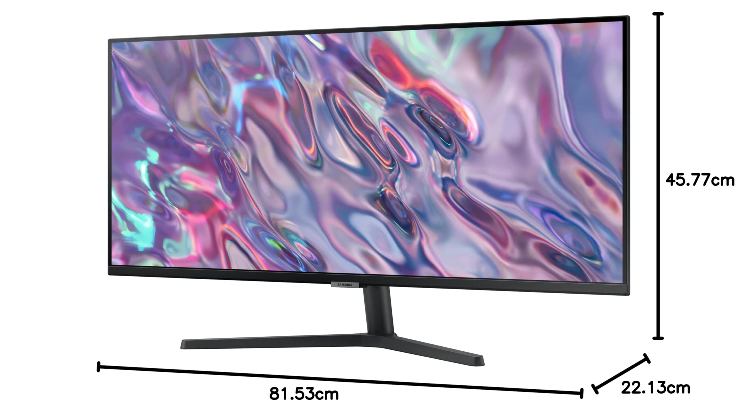 Samsung Monitor HRM ViewFinity S50GC (S34C502), Flat, 34'', 3440x1440 (WQHD), 21:9, HDR10, VA, 100 Hz, 5 ms, FreeSync, HDMI, Display Port, Ingresso Audio, PIP, PBP, Eye Saver Mode, Flicker Free